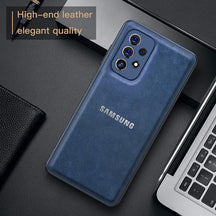 Galaxy A52s 5G VINTAGE PU LEATHER PROTECTIVE BACK CASE