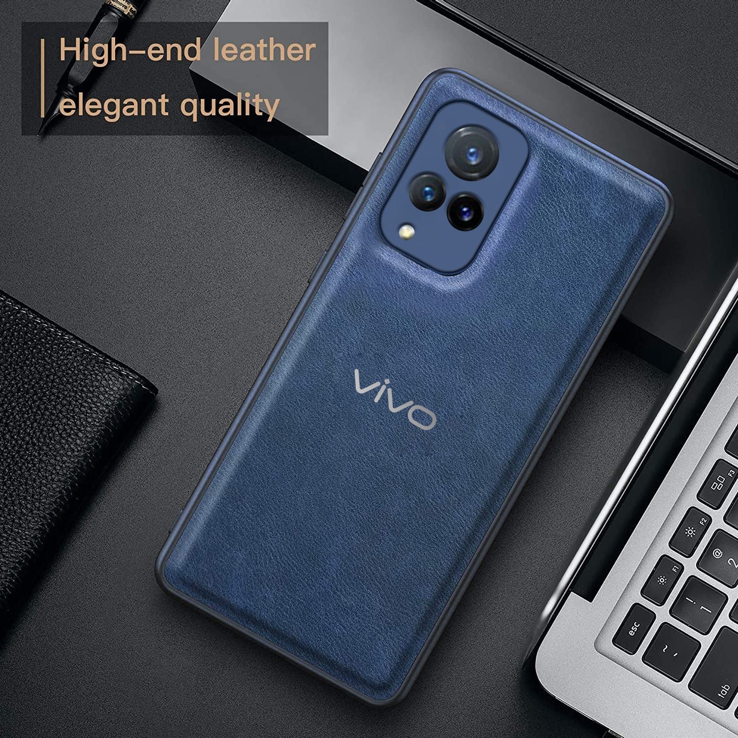 Vivo V21 5G VINTAGE PU LEATHER PROTECTIVE BACK CASE