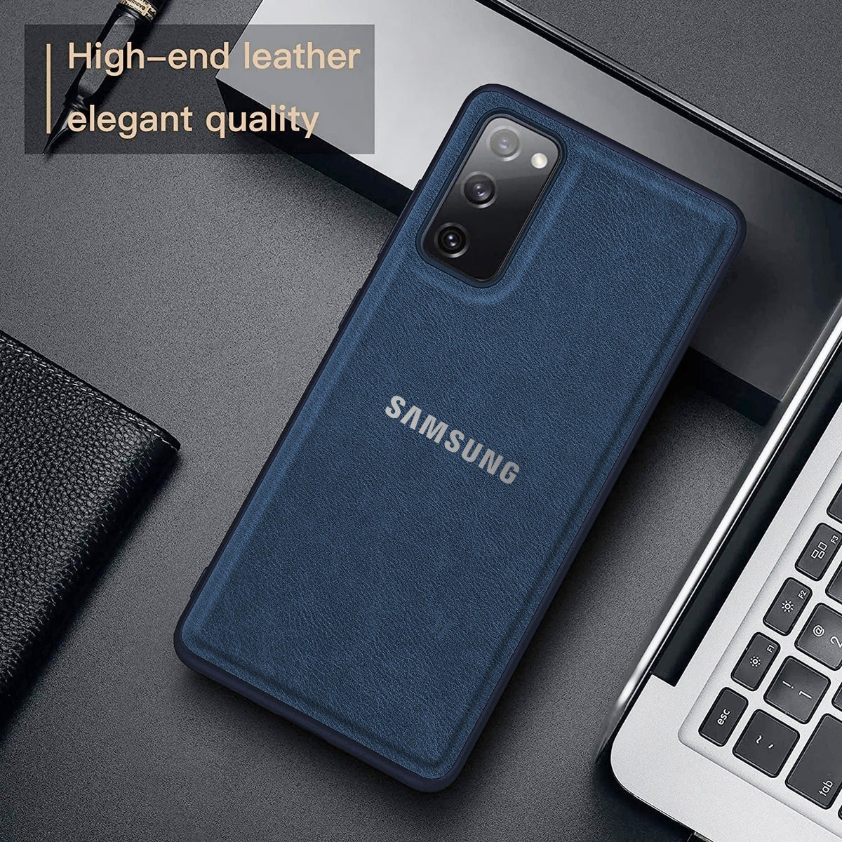 Galaxy S21 FE 5G VINTAGE PU LEATHER PROTECTIVE BACK CASE
