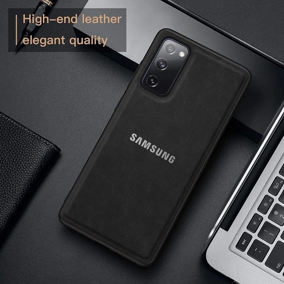Galaxy S21 FE 5G VINTAGE PU LEATHER PROTECTIVE BACK CASE