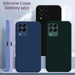 Samsung Galaxy M53 5G Silicone Protective Case Back Cover