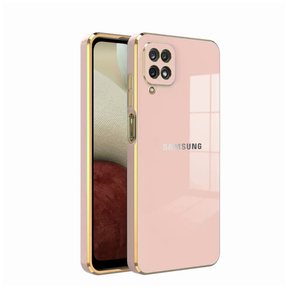 GALAXY M33 5G ULTRA-SHINE GOLD ELECTROPLATED LUXURIOUS  BACK CASE WITH CAMERA PROTECTION