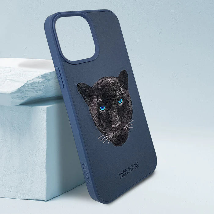 iPhone 13/ 13 pro/ 13 pro max Savanna Series Genuine Santa Barbara Leather Case – Panther