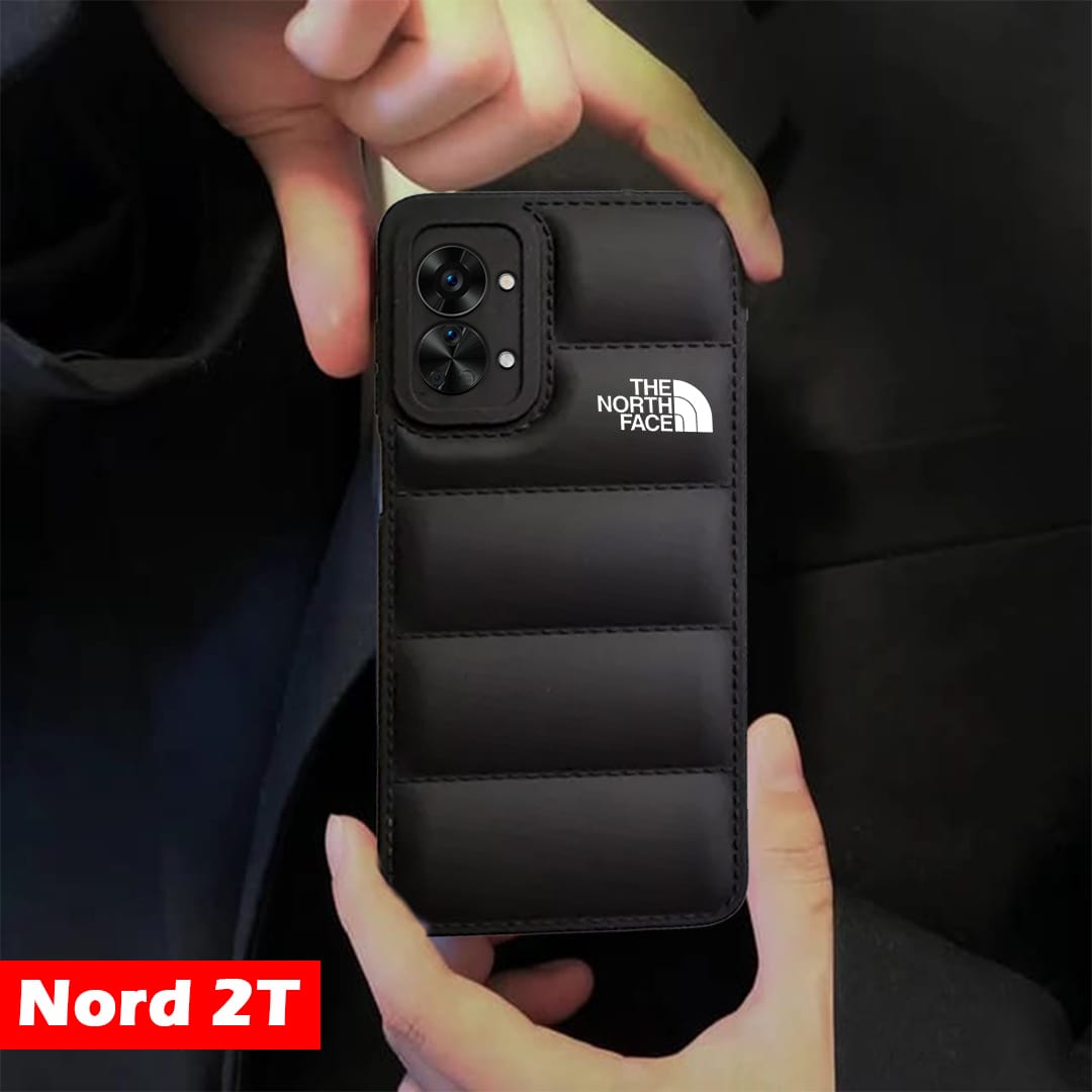 The North Face Puffer Edition Black Bumper Back Case For Nord 2T 5g