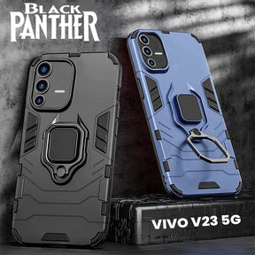 Vivo V23 5G Armour Iron Man Case With Ring Holder